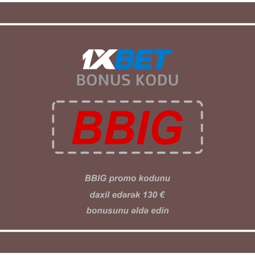 Böyük 1xbet bonus illüstrasiyası