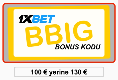 Böyük 1xbet ilk depozit bonusu illüstrasiyası