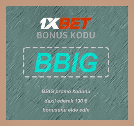 Böyük 1xbet üçün bonus kodu illüstrasiyası