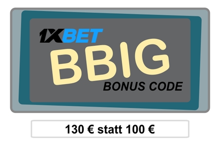 Wie schalte ich den 1xbet Bonus frei? Illustration in groß