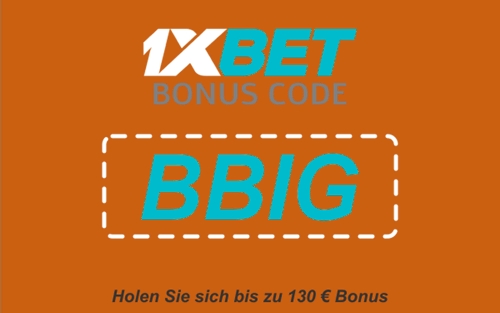 Aktionscode 1xBet des Tages Illustration in groß