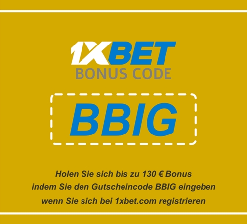 1xBet Bonuspunkte Illustration in groß