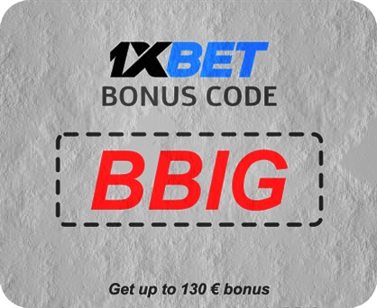 Illustration of 1xbet no deposit bonus code in big format