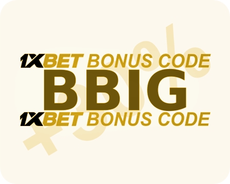 Illustration of A 1xbet promotional code for Kenya in big format