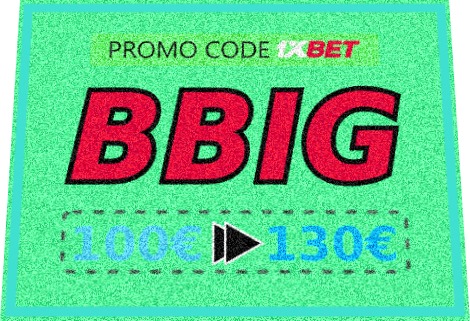 Illustration of Promo code for 1xbet.com in big format
