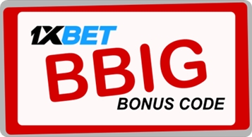 Illustration of 1xbet enter promo code in big format