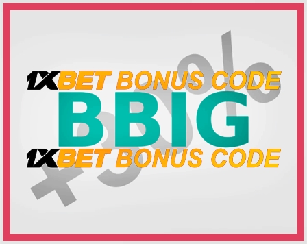 Illustration of Promo code for live betting 1xbet in big format