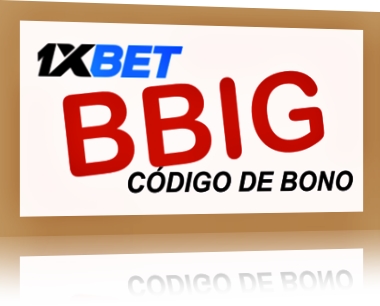 Ilustración de código promocional 1xbet es en grande