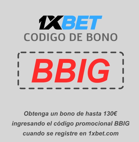 Ilustración de 1xbet promo code en grande