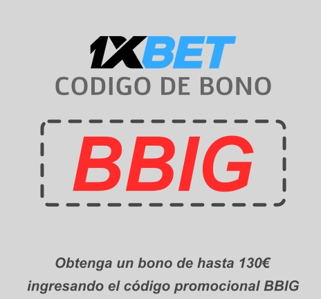 Ilustración de 1xbet código promocional Argentina en grande