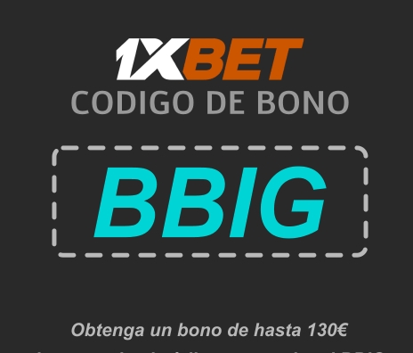 Ilustración de 1xbet código de freebet en grande