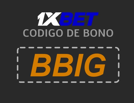 Ilustración de 1xbet código de promoción en grande