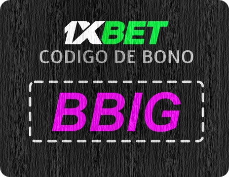 Ilustración de código promocional 1xbet Costa Rica en grande