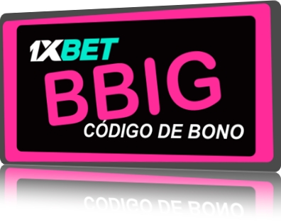 Ilustración de código promocional 1xbet Argentina en grande