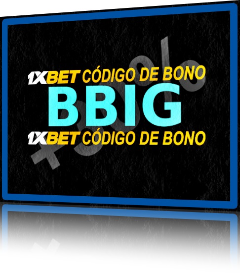 Ilustración de el código promocional 1xbet en grande