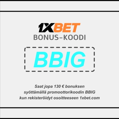 1xbet bonus Happy Friday-kuva suuri