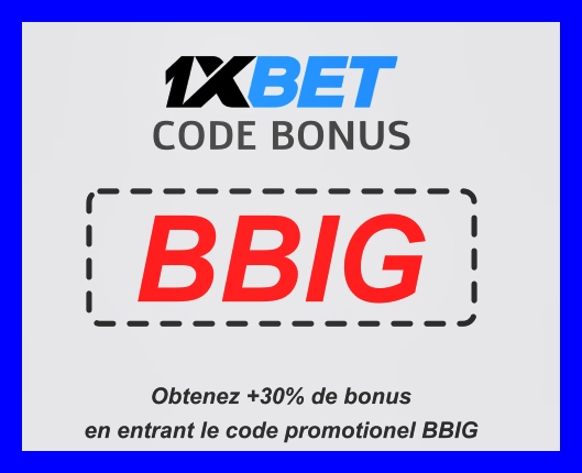 Illustration de Code avantage 1xbet en grand