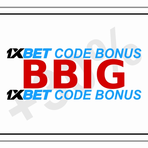 Illustration de 1xbet bonus code en grand