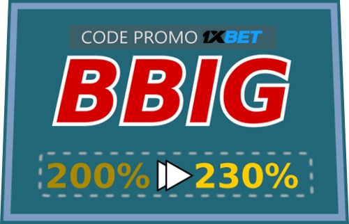 Illustration de 1xbet bonus codes en grand