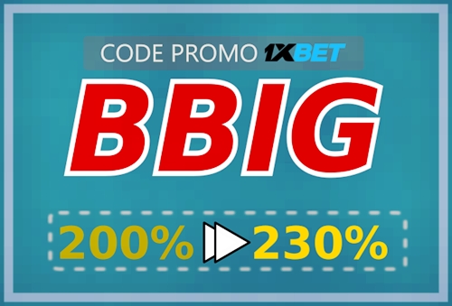 Illustration de 1xbet code bonus en grand