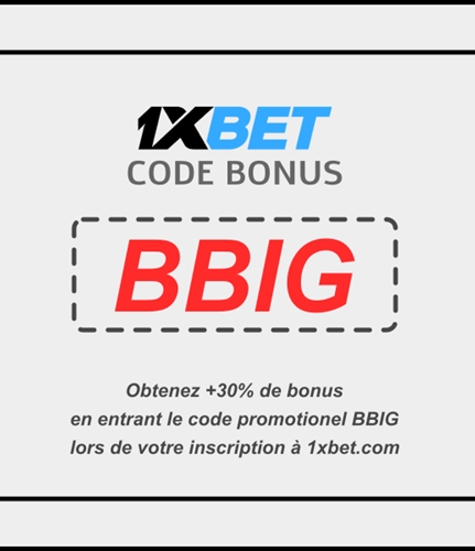 Illustration de 1xbet free bet code en grand