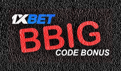 Illustration de 1xbet.mobi promo code en grand