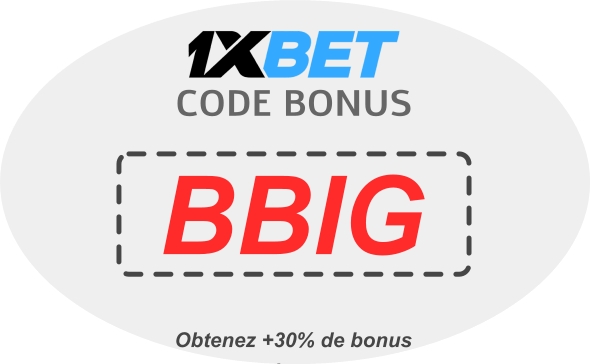 Illustration de 1xbet code de promo en grand