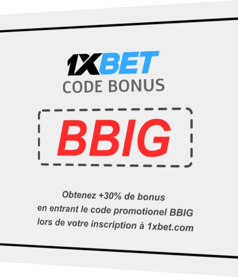 Illustration de 1xbet active promo code en grand