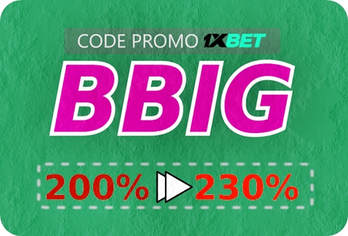 Illustration de 1xbet bet promo code en grand