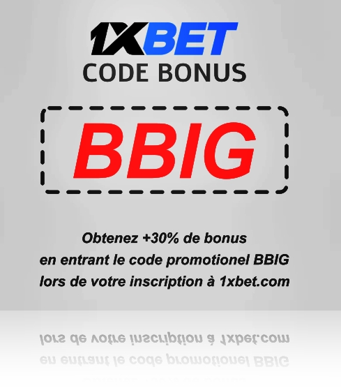 Illustration de 1xbet promo code Cameroun en grand