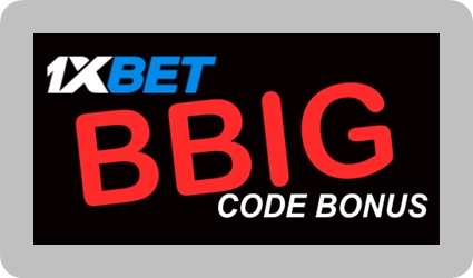 Illustration de 1xbet : rentrer un code promo en grand