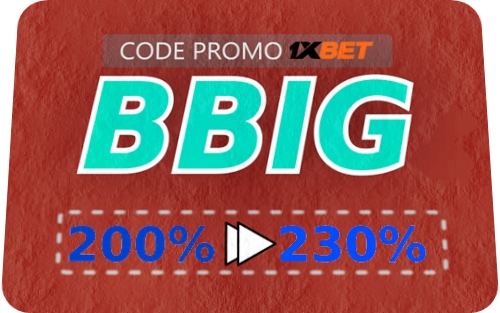 Illustration de Code promo 1xbet France en grand