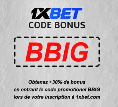 Illustration de 1xbet code promo gratuit en grand