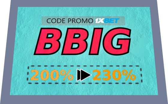 Illustration de Code promo 1xbet Maroc en grand