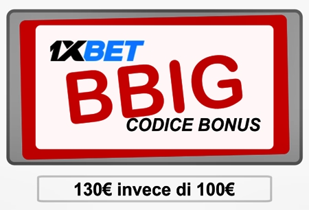 Illustrazione di 1xbet bonus sul primo deposito in grande