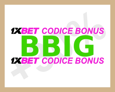 Illustrazione di 1xbet codice bonus 2024 in grande