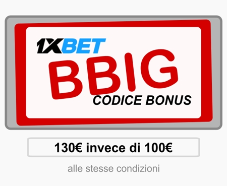 Illustrazione di 1xbet bonus sul conto giocatore in grande