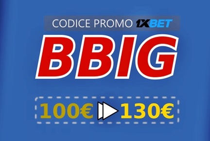 Illustrazione di 1xbet.mobi codice promozionale in grande