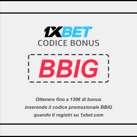 Illustrazione di codice coupon 1xbet del giorno in grande