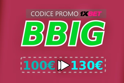 Illustrazione di codice promo 1xbet.com in grande