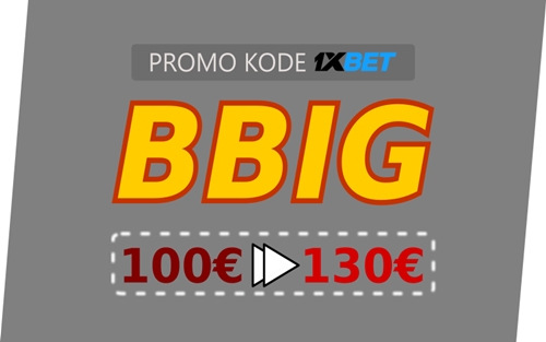 Illustrasjon av 1xbet bonus i stor