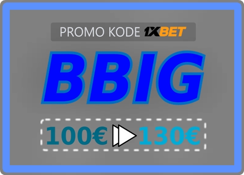 Illustrasjon av 1xbet kampanjekode gratis i stor