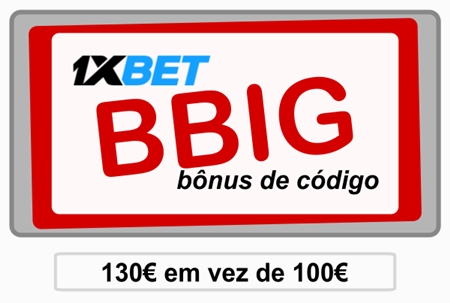 Ilustração de 1xbet bónus 100 euros em tamanho grande