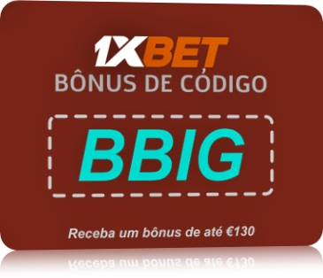 Ilustração de 1xbet código promocional na inscrição em tamanho grande