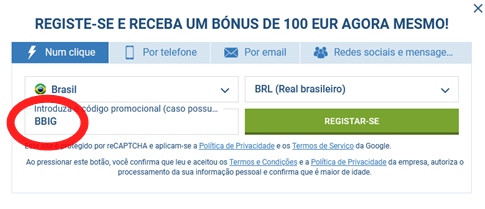 1xbet ficha de inscrição