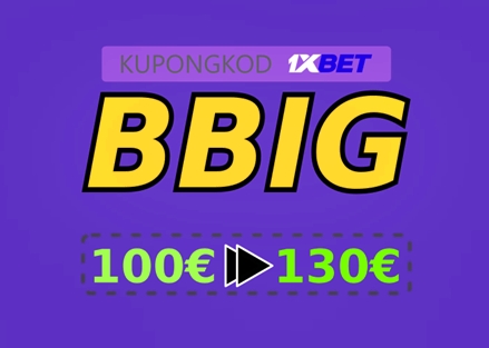 1xbet kod illustration i stort