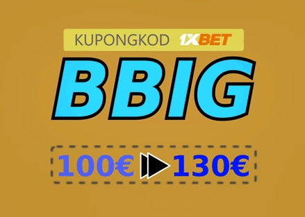 1xbet mobil kupongkod illustration i stort