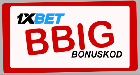 1xbet free bet kod illustration i stort