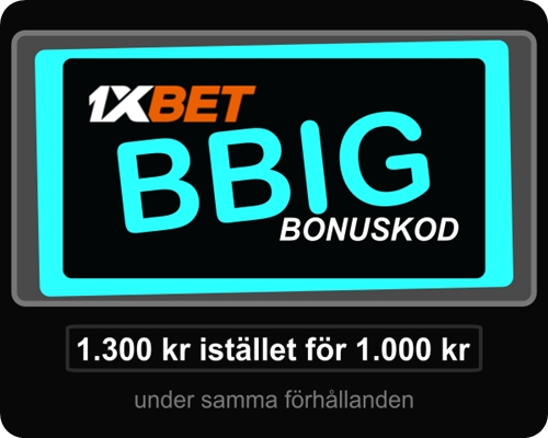 1xbet bonusregler illustration i stort