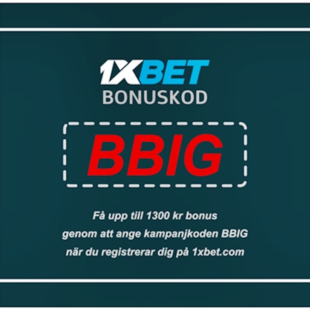 1xbet ingen insättningsbonus illustration i stort